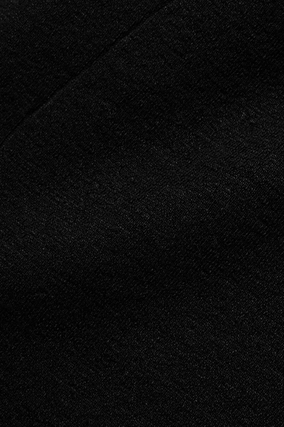 Shop Jacquemus Pila Cutout Layered Linen-jersey Midi Dress In Black