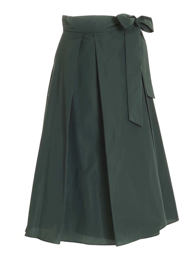 Shop Max Mara Sacha Skirt In Green