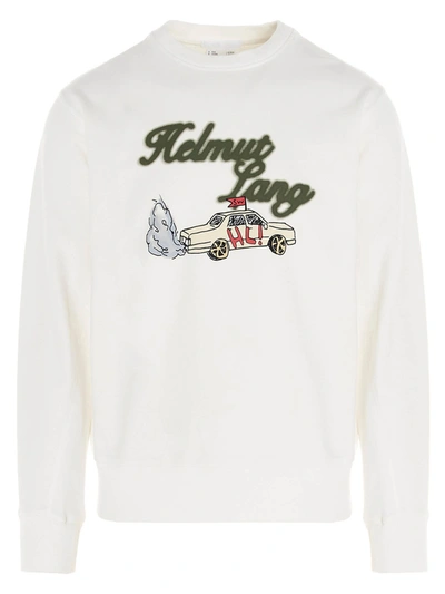 Shop Helmut Lang Capsule Saintwoods Taxi Sweatshirt In Ecru In White