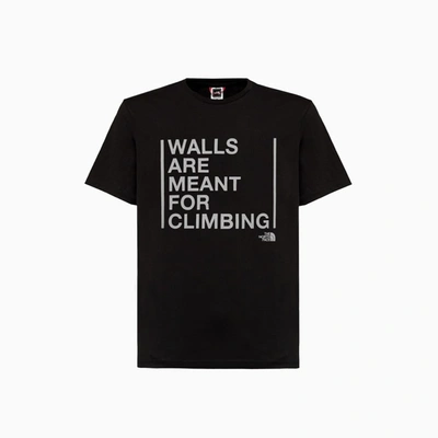 Shop The North Face Walls T-shirt Nf0a3s3s In Black