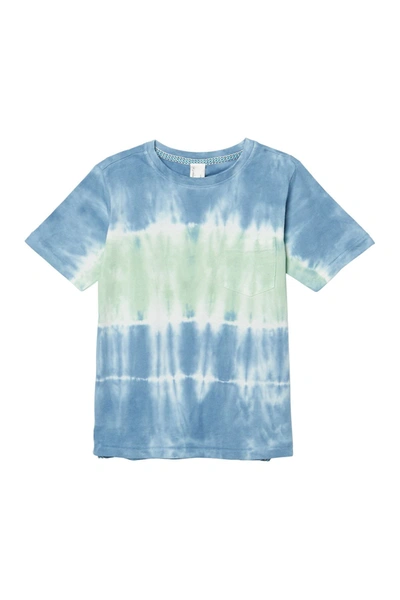 Shop Sovereign Code Global Tie Dye Print T-shirt In Slate/mint