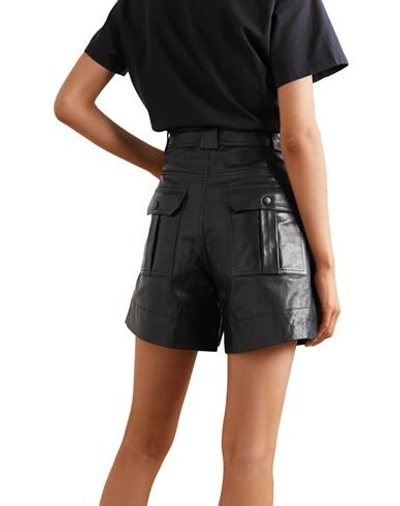 Shop Ganni Shorts & Bermuda Shorts In Black