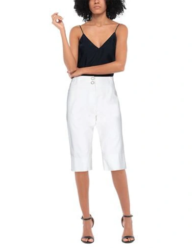 Shop Annarita N Cropped Pants In White