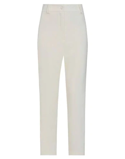 Shop Hebe Studio Woman Pants Ivory Size 10 Polyester In White