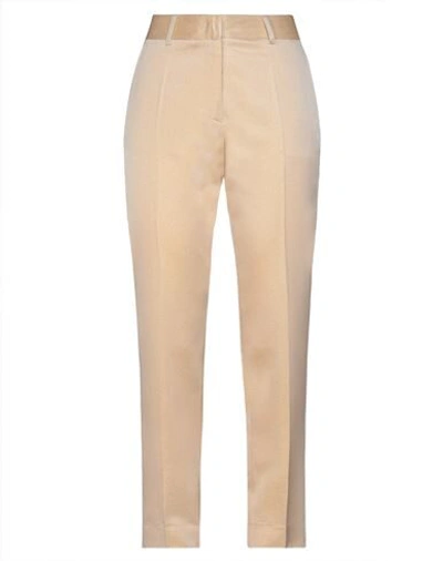 Shop Brian Dales Woman Pants Beige Size 8 Acetate, Polyester, Polyamide