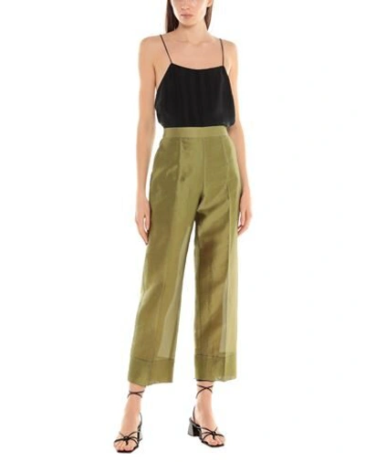 Emporio Armani Pants In Military Green