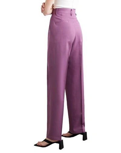 Shop Ambush Woman Pants Light Purple Size 3 Wool