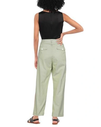 Shop High Woman Pants Green Size 6 Cotton, Rayon, Elastane