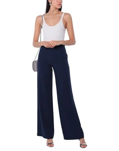 Shop Botondi Milano Botondi Couture Woman Pants Midnight Blue Size 10 Viscose, Acetate