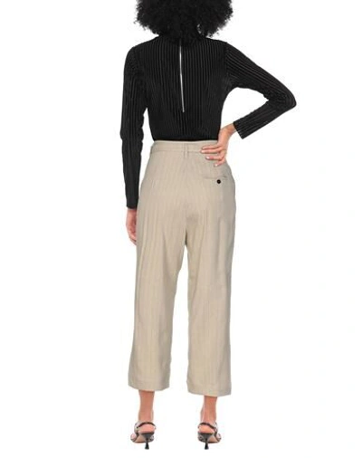 Shop Barena Venezia Barena Woman Pants Beige Size 10 Linen, Viscose, Elastane, Polyester