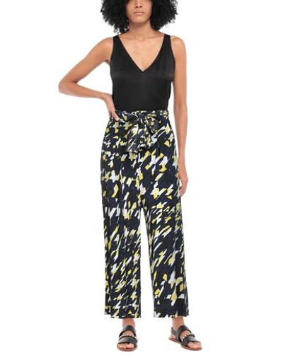 High Woman Pants Midnight Blue Size 6 Nylon, Elastane, Polyester In Blue
