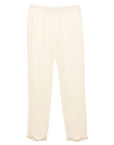 Shop Aspesi Pants In White