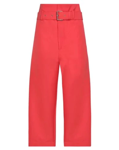 Shop Plan C Woman Pants Red Size 8 Polyester