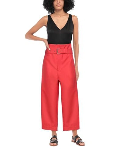 Shop Plan C Woman Pants Red Size 8 Polyester