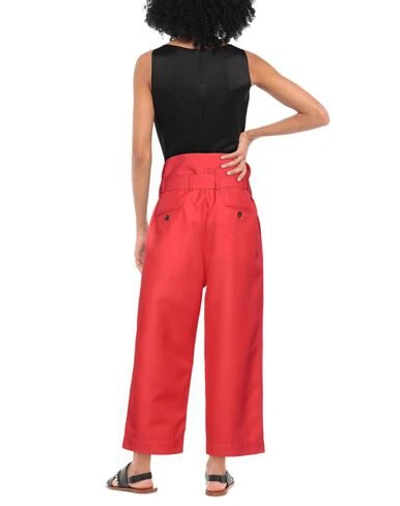 Shop Plan C Woman Pants Red Size 8 Polyester
