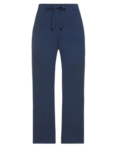 Shop Nili Lotan Casual Pants In Dark Blue