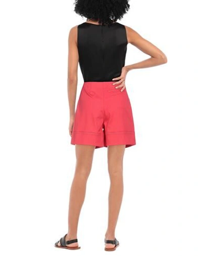Ballantyne Woman Shorts & Bermuda Shorts Red Size 8 Cotton, Elastane In Red