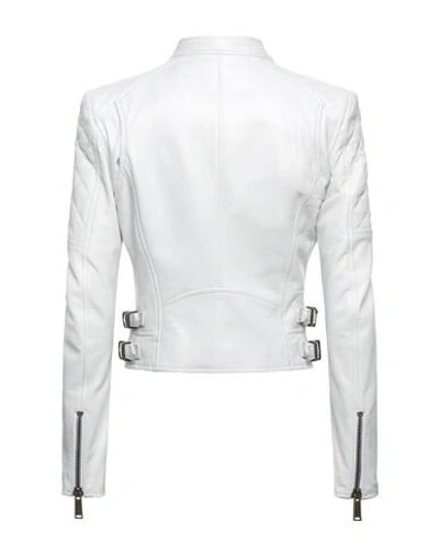 Shop Dsquared2 Jackets In Ivory