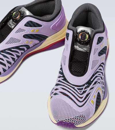 Shop Gucci Ultrapace R Sneakers In Purple