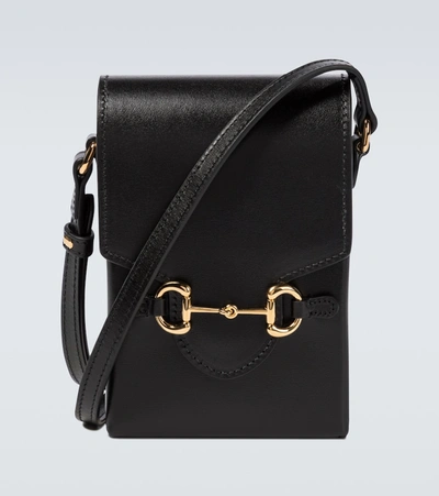 Shop Gucci Horsebit 1955 Mini Bag In Black