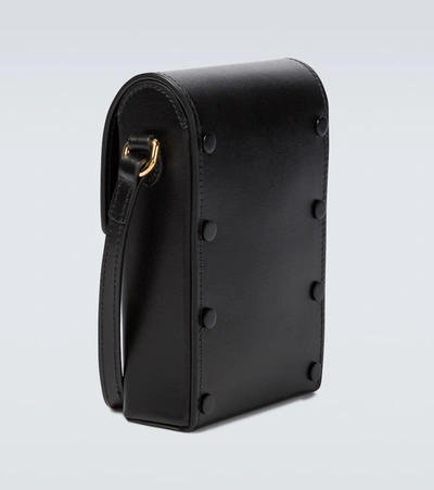 Shop Gucci Horsebit 1955 Mini Bag In Black