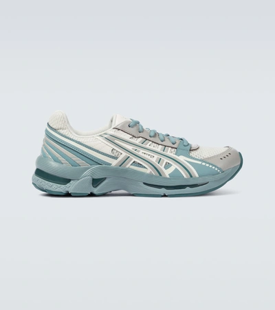 Asics Blue And White Gel-kyrios Leather Sneakers In Multi | ModeSens