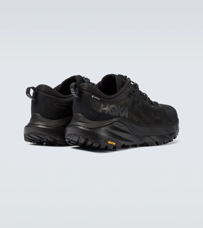 Shop Hoka One One Kaha Low Gore-tex® Sneakers In Black