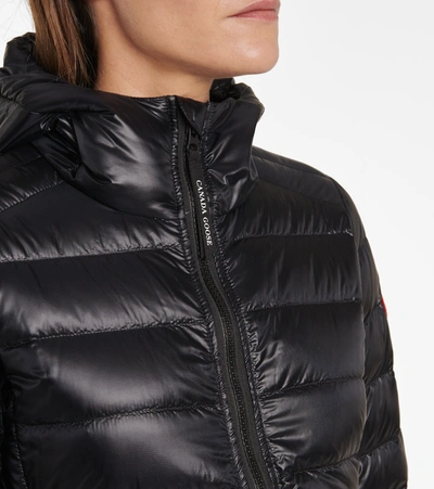 Canada Goose Cypress Hooded Quilted Shell Down Jacket In Black
