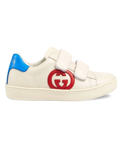 Shop Gucci Toddler Ace Sneaker In Mastice