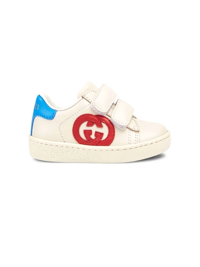 Shop Gucci Toddler Ace Sneaker In Mastice
