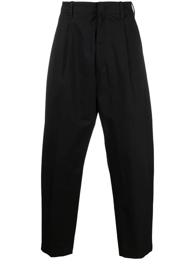 Shop Ambush Baggy-cut Tailored Trousers In Black