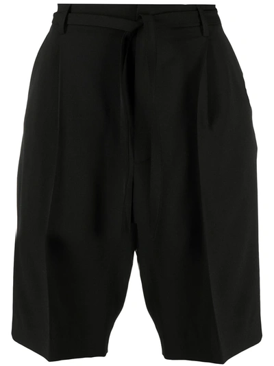 Shop Ambush Tied-waist Shorts In Black