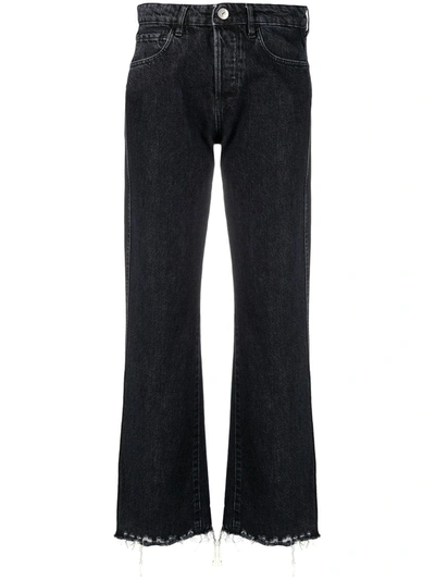 Shop 3x1 Mid-rise Flared Jeans In Blue