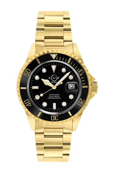 Shop Gevril Liguria Gold Bracelet Watch, 42mm