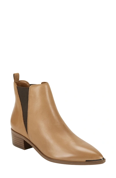 Shop Marc Fisher Ltd Yale Chelsea Boot In Tan Leather