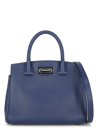 Pre-owned Max Mara Bag In Navy