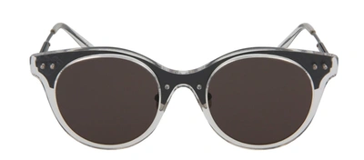 Bottega Veneta Women's 50mm Core Round Sunglasses In Grey