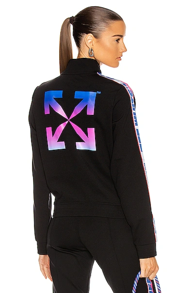 Shop Off-white Athleisure Track Jacket In Black & Multi