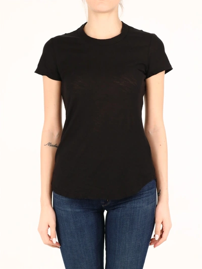 Shop James Perse Cotton T-shirt Black