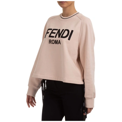 Shop Fendi Tiger Sweatshirt In Rosa
