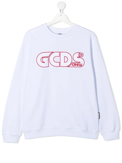 GCDS TEEN LOGO PRINT JUMPER 