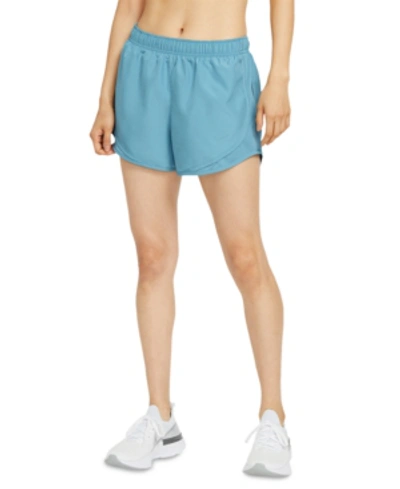 Shop Nike Women's Dri-fit Tempo Running Shorts In Cerulean/cerulean/cerulean/cerulean