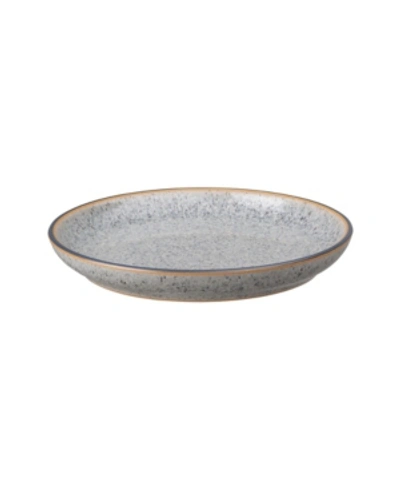 Denby Studio Craft Grey Small Coupe Plate In Studio Grey