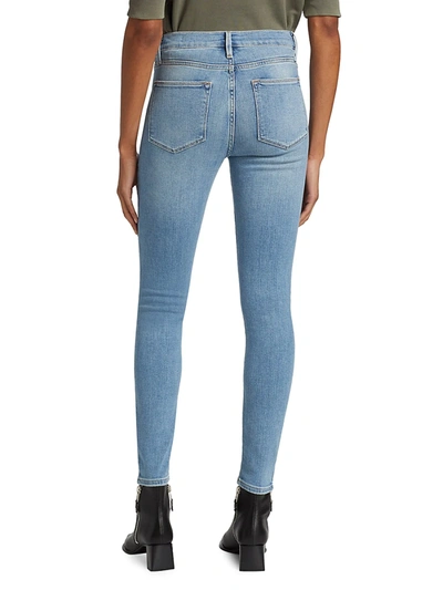 Shop Frame Women's Le High Skinny Jeans In Denim