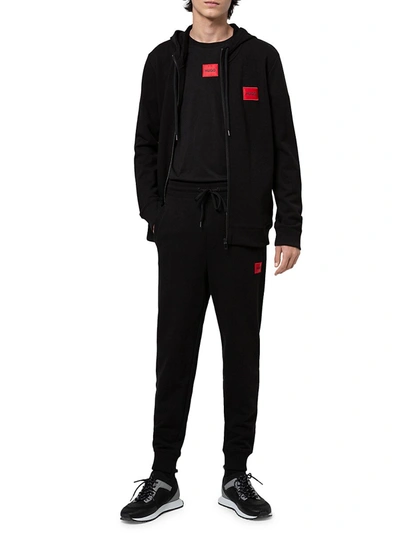 Hugo Boss Diragolino212 Label Logo Mens T-shirt Nos In Black