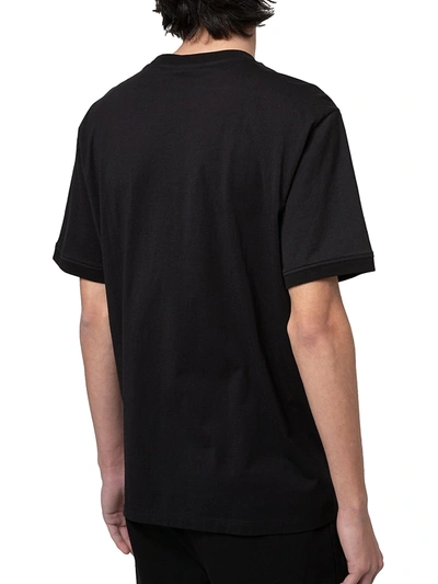 Hugo Boss Diragolino212 Label Logo Mens T-shirt Nos In Black
