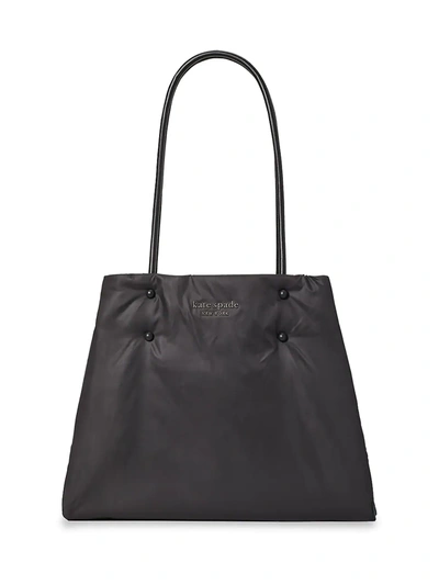 Shop Kate Spade Large Everything Padded Tote In Black