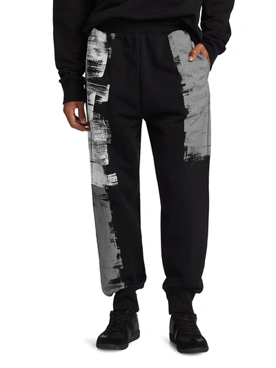 Shop A-cold-wall* Brush Stroke Sweatpants In Black