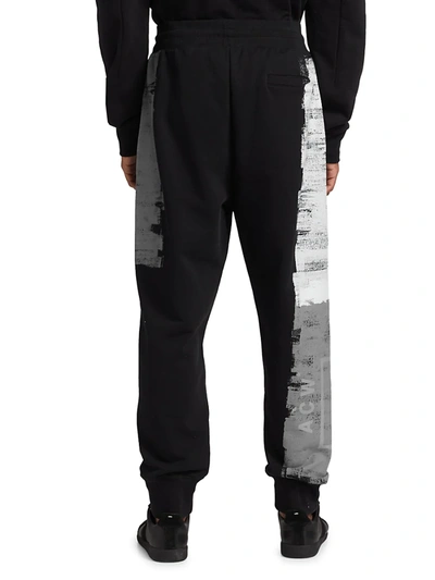 Shop A-cold-wall* Brush Stroke Sweatpants In Black