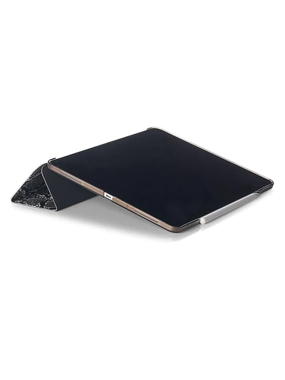 Shop Chic Geeks Snakeskin-print 12.9-inch Ipad Pro Case In Black Snakeskin